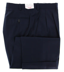 Brioni Midnight Navy Blue Pants - Extra Slim - 45/61 - (DELTA519R)