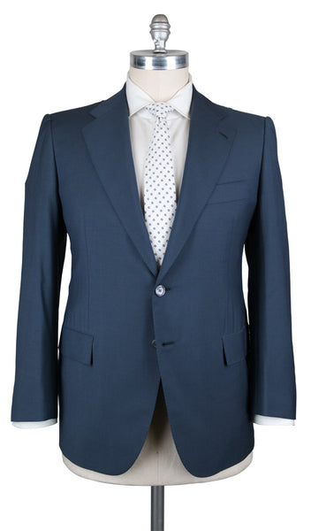 Cesare Attolini Blue Suit - (AUK20PUA3S10WA31B21C6) - Parent