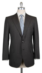 Cesare Attolini Dark Brown Striped Suit - 40/50 - (CA815174)