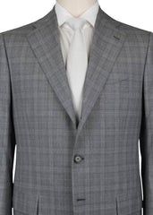 Cesare Attolini Gray Wool Plaid Suit - (335) - Parent