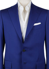 Cesare Attolini Blue Wool Solid Sportcoat - (209) - Parent