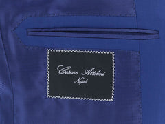 Cesare Attolini Blue Wool Solid Sportcoat - (209) - Parent