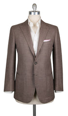 Cesare Attolini Brown Solid Sportcoat - 40/50 - (CA351276317)