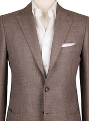 Cesare Attolini Brown Solid Sportcoat - (CA351276317) - Parent