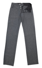 Cesare Attolini Gray Solid Pants - Slim - 28/44 - (CA11220B1311)