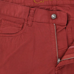 Canali Red Solid Pants - Slim - (915009090693) - Parent