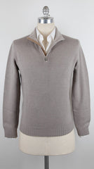 Luigi Borrelli Light Brown Sweater - Medium/50 - (22/B07478T/35230)