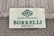 Luigi Borrelli Light Brown Sweater - Medium/50 - (22/B07478T/35230)