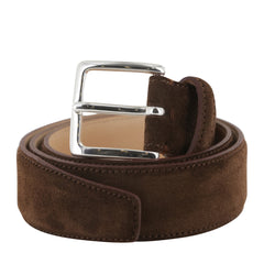 Fiori Di Lusso Brown Suede Belt 30 US/85 EU - (118)