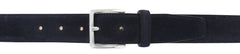 Fiori Di Lusso Dark Blue Suede Calf Leather Belt - (V4J) - Parent