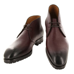 Fiori Di Lusso Burgundy Boots - Chukka Boots - 6.5/5.5 - (F127172)