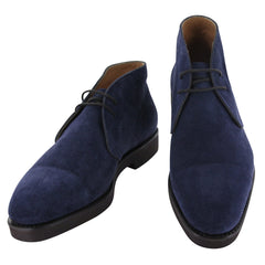 Fiori Di Lusso Blue Suede Chukka Boots - 6 E/5 G - (5V)