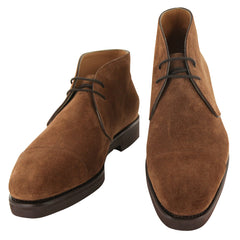 Fiori Di Lusso Brown Suede Chukka Boots - 6 E/5 G - (5U)