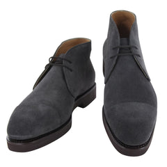 Fiori Di Lusso Gray Suede Chukka Boots - 6.5 E/5.5 G - (5S)