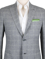 Fiori Di Lusso Gray Wool Blend Houndstooth Sportcoat - (2018030615) - Parent