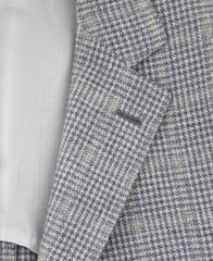 Fiori Di Lusso Gray Wool Blend Houndstooth Sportcoat - (2018030615) - Parent