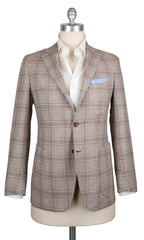 Fiori Di Lusso Brown Wool Blend Plaid Sportcoat - 38/48 - (2018030616)
