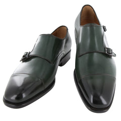 Fiori Di Lusso Green Shoes - Monk Straps - 6/5 - (LONDONGRN)