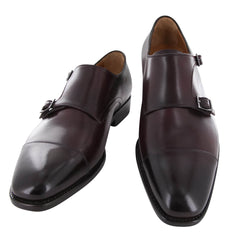 Fiori Di Lusso Burgundy Shoes - Monk Straps - 6/5 - (LONDONBURG)