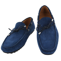 Fiori Di Lusso Blue Suede Shoes - Loafers - 9 D/8 F - (2018032033)