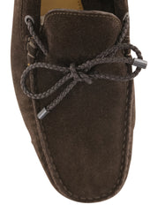 Fiori Di Lusso Dark Brown Suede Lace Driving Shoes - (5Z) - Parent