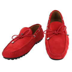 Fiori Di Lusso Red Suede Shoes - Loafers - 7.5 D/6.5 F - (2018032030)