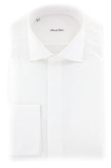 Fiori Di Lusso White Tuxedo Shirt - Extra Slim - 15/38 - (FLTC376781MFS)