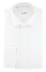 Fiori Di Lusso White Tuxedo Shirt - Slim - 14.5/37 - (FLTI3767839631MFS)