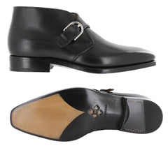 Fiori Di Lusso Black Boots - Monk Straps - (FBL11376) - Parent