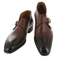 Fiori Di Lusso Caramel Boots - Monk Straps - 6/5 - (FCM11371)