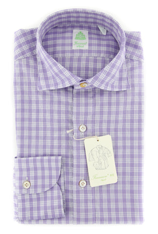 Finamore Napoli Lavender Purple Shirt - Extra Slim