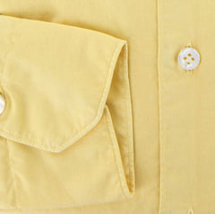 Finamore Napoli Yellow Shirt 15.5/39