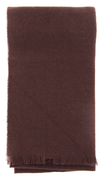 New $450 Luigi Borrelli Brown Long Scarf