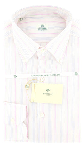 Luigi Borrelli Pink Shirt - Slim