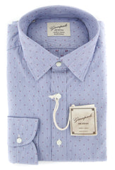 Giampaolo Light Blue Foulard Shirt - Extra Slim - 15/38 - (GP61817584RUGPT1)