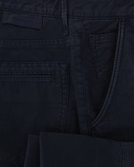 Incotex Midnight Navy Blue Solid Pants - Slim - (JOYC40338825) - Parent