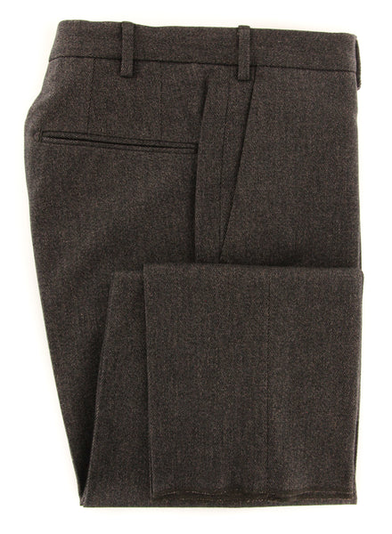 Incotex Dark Brown Melange Pants - Slim - (IN1116174) - Parent