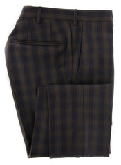 Incotex Brown Check Wool Pants - Slim - 40/56 - (891)