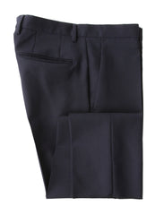 Incotex Midnight Navy Blue Solid Pants - Slim - 38/54 - (INC105227)