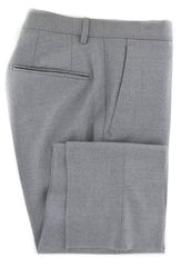 Incotex Light Gray Solid Wool Pants - Slim - 42/58 (890)