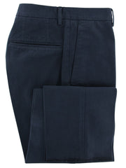 Incotex Navy Blue Solid Pants - Extra Slim - (S0W0305014820) - Parent