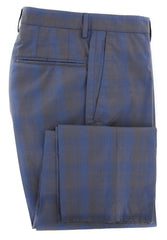 Incotex Blue Plaid Pants - Slim - 30/46 - (IN-S0W030-5661-810)