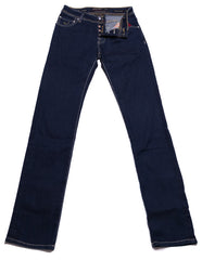 Jacob Cohën Blue Solid Jeans - Slim -  37/53 - (1223)