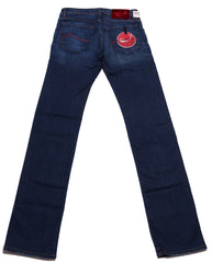 Jacob Cohën Denim Blue Solid Jeans - Slim - (1215) - Parent