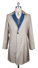 Kiton Beige Reversible Raincoat - 38/48 - (COATX10)