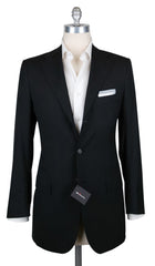 Kiton Black Wool Solid Sportcoat - (UGB37529048L) - Parent