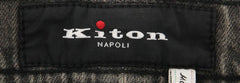 Kiton Gray Solid Jeans - Slim - (UPNJS2I7101) - Parent