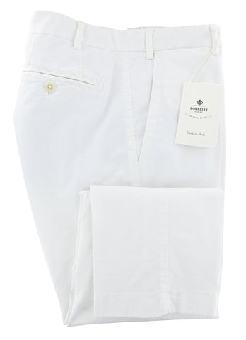 Luigi Borrelli White Pants