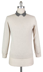 Luigi Borrelli Beige Sweater - Crewneck - Small/48 - (12MG13300304)