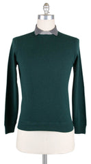 Luigi Borrelli Green Sweater - Crewneck - Medium/50 - (12MG13300314)